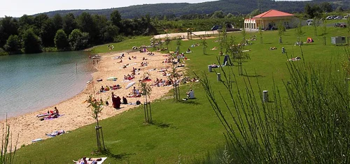 Badesee Honisch Beach in Niedernberg